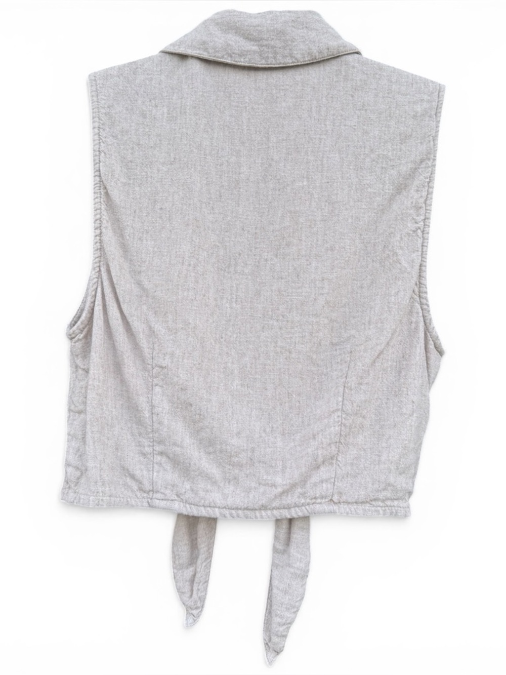 A&F | Linen Crop Top - Picture 4 of 7
